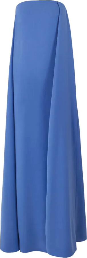 Carolina Herrera Strapless Draped Gown