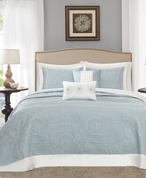 Thumbnail for your product : Madison Home USA Ashbury Quilted 5-Pc. Bedspread Set, Full/Queen
