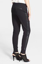 Thumbnail for your product : Vince Faux Leather Side Strapping Sweatpants