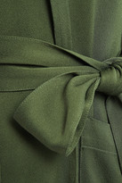 Thumbnail for your product : American Vintage Arivagigi Washed-satin Wrap Jacket