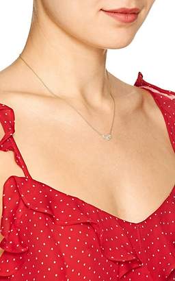 Jennifer Meyer Women's Diamond Three-Flower Pendant Necklace - Gold
