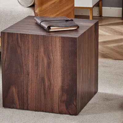 MDF Coffee Table - Luxurious Design, Perfect Living Room Accent.Cube Fashion Texture Design Coffee Table