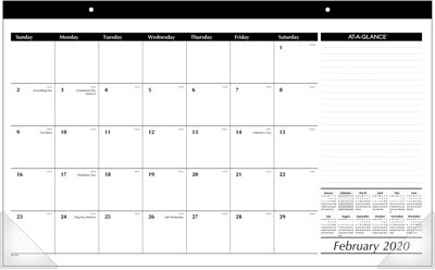 At-A-Glance Monthly Compact Full Year Desk Pad