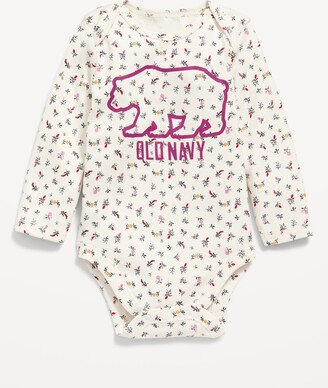 Old Navy Logo Graphic Long-Sleeve Bodysuit for Baby