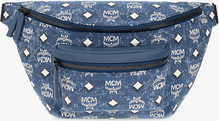 MCM 'Fursten' Belt Bag Unisex - Blue - ShopStyle