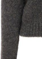 Thumbnail for your product : Miu Miu Off-the-shoulders Mohair Blend Sweater