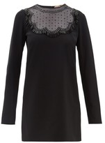 Thumbnail for your product : No.21 Beaded Crepe Shift Dress - Black