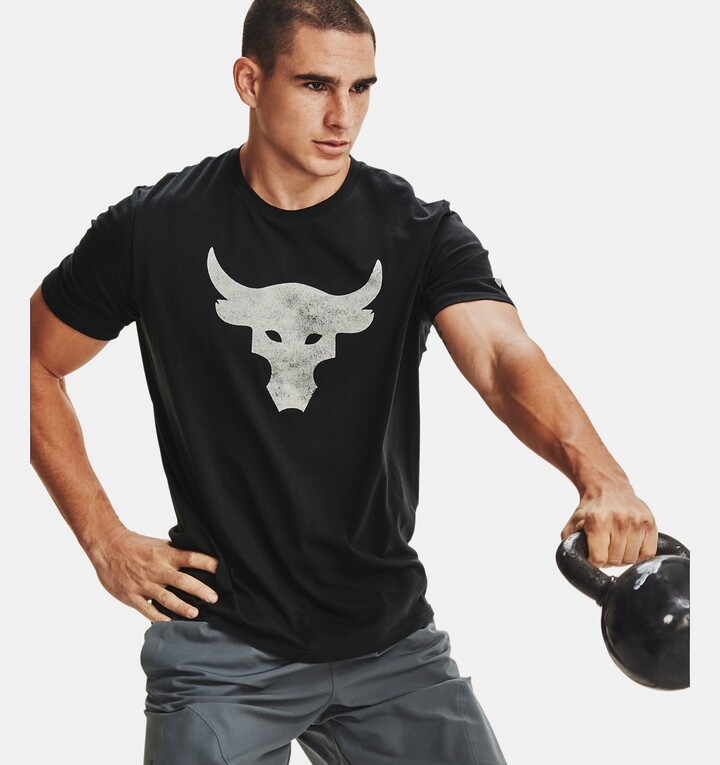 Men's Project Rock Brahma Bull Logo Short Sleeve - ShopStyle T-shirts