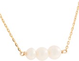 Thumbnail for your product : Natasha Schweitzer 9kt yellow gold Sarah pearl necklace