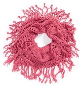 Thumbnail for your product : BP Knotted Fringe Knit Infinity Scarf