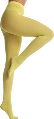 EVERSWE Women's 80 Den Soft Opaque Tights, Women's Tights (Small-Medium,  Clover Green) at  Women's Clothing store