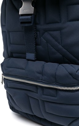Kenzo Quilted Buckled Backpack