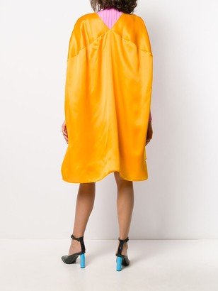 Nina Ricci Oversized Cape Dress