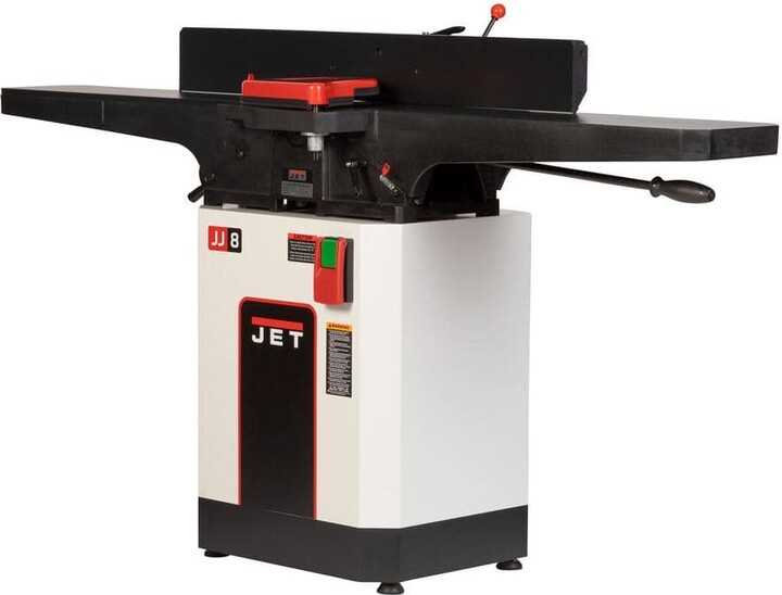 8 in. Helical Cutterhead Jointer with Jetblack Performance Coating, 2-HP, 230-Volt 1-Ph