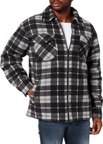 Thumbnail for your product : Urban Classics Men's Plaid Teddy Lined Shirt Jacket Women