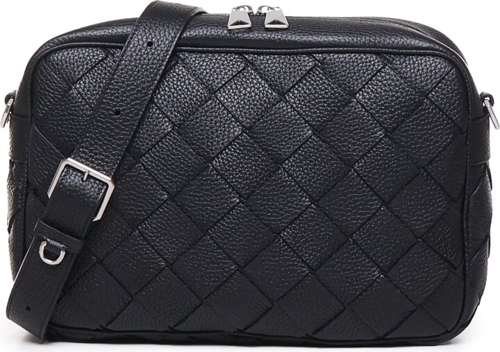 Bottega Veneta Medium Camera Bag Intrecciato