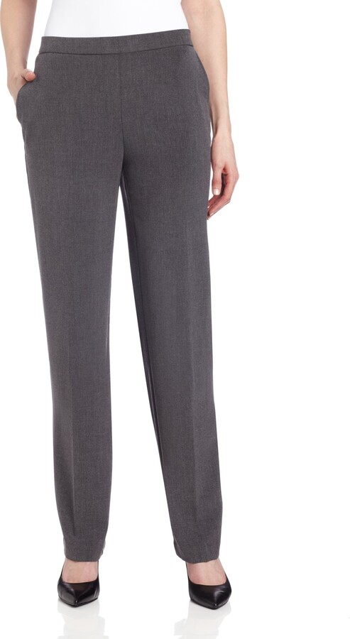 Suiting & Blazers Briggs New York Women's Flat Front Pull On Pant with ...