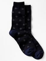 Thumbnail for your product : Gap Cozy metallic polka dot socks