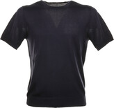 Thumbnail for your product : Paolo Pecora Extrafine Cotton Blue T-shirt