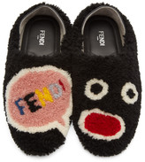 Thumbnail for your product : Fendi Black Shearling Loafers