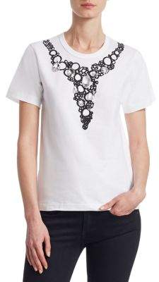 Comme des Garcons Crystal Pattern Jersey Print Tee