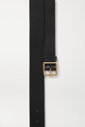Alexander McQueen Leather Waist Belt - Black