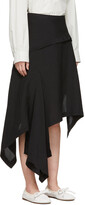 Thumbnail for your product : Lanvin Black Silk Asymmetric Skirt
