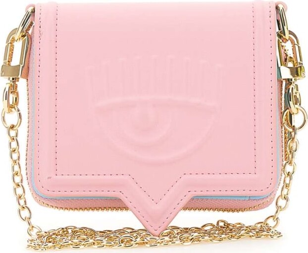 CHIARA FERRAGNI: wallet with Eyelike logo - Pink