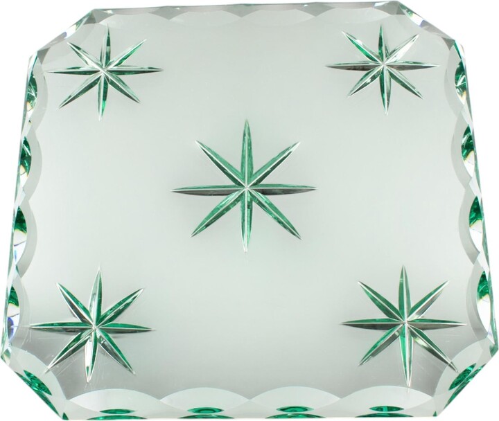 Jean Luce Art Deco Square Mirror Centerpiece Tray, Circa 1930