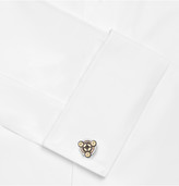 Thumbnail for your product : Tateossian Rotondo Gear Rhodium-Plated Cufflinks