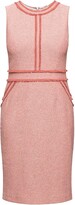 Thumbnail for your product : Rumour London Eloise Soft Pink Cotton Tweed Dress With Fringed Detail