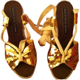 Thumbnail for your product : Marc by Marc Jacobs Gold Heels