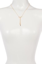 Thumbnail for your product : Stephan & Co Short Bar Tassel Necklace