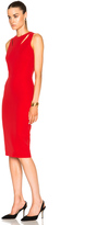 Thumbnail for your product : Victoria Beckham Double Crepe Sleeveless Cut Out Dress