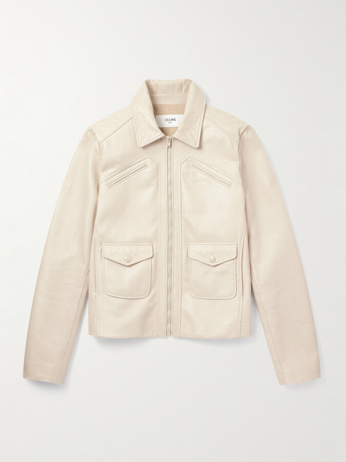 Celine Leather Blouson Jacket
