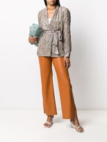 Thumbnail for your product : Forte Forte Front Tie Printed Jacket