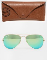 Thumbnail for your product : Ray-Ban Aviator Polarised Sunglasses