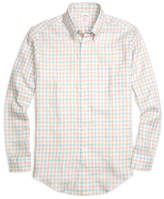 Thumbnail for your product : Brooks Brothers Madison Fit Gingham Linen Sport Shirt
