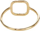 Thumbnail for your product : Ileana Makri White Diamond & Gold Little Square Ring-Colorless