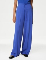 Thumbnail for your product : M's Crepe Elasticated Waist Wide Leg Trousers