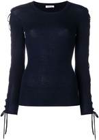 Thumbnail for your product : P.A.R.O.S.H. Laced Sleeves Knitted Top