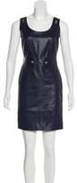 Thumbnail for your product : Versace Studded Leather Dress