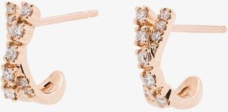 Dana Rebecca Designs 14K Rose Gold Ava Bea Crossover Diamond Earrings