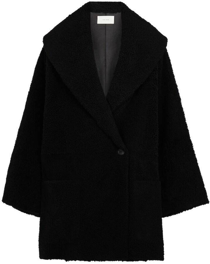 The Row Misaki shearling coat - ShopStyle