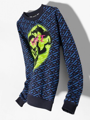 Versace Children Medusa Smile cotton sweatshirt