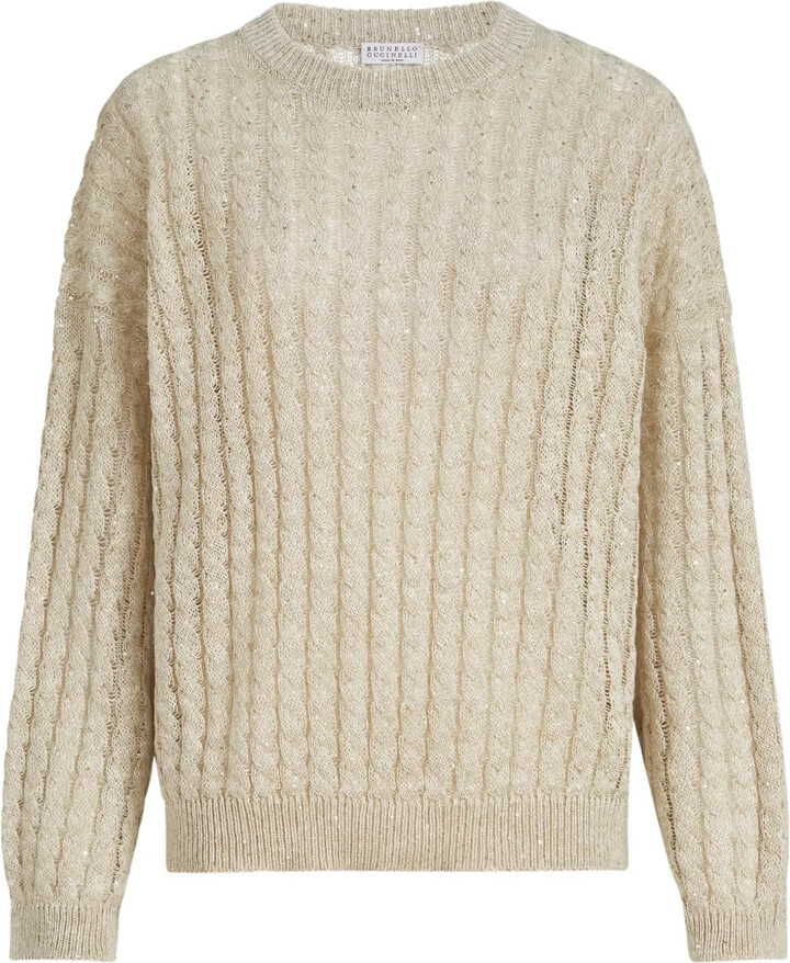 Brunello Cucinelli Cable-Knit Sweater