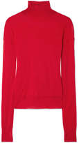 Helmut Lang - Wool And Silk-blend Turtleneck Sweater - Red