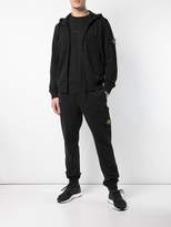 Thumbnail for your product : Stone Island logo zipped hoodie