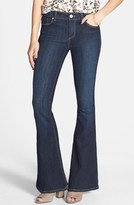 Thumbnail for your product : 1822 Denim 'Kellie' Flare Leg Jeans (Blue Wash) (Juniors)
