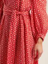 Thumbnail for your product : Lisa Marie Fernandez Rosie Floral Embroidered Cotton Dress - Womens - Red Multi